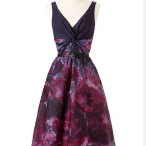 NWT Lela Rose & Neiman Marcus For Target Collection Watercolor Floral Dress